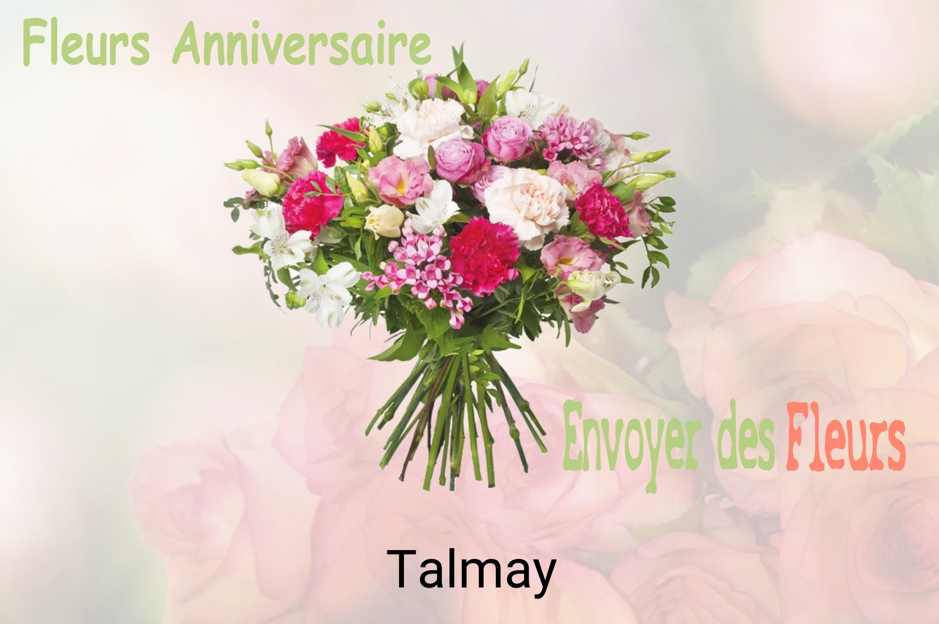 Bouquet de fleurs d’anniversaire livré à Talmay